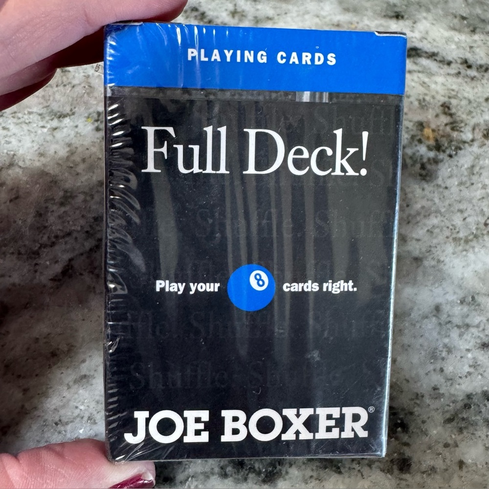 Vintage Joe Boxer “Full Deck!” Playing Cards – Sealed – Retro 90s Humor Novelty